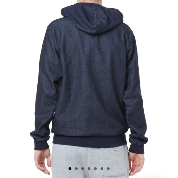 adidas Sweat Zip Hoodie Indigo Denim - Picture 3 of 16